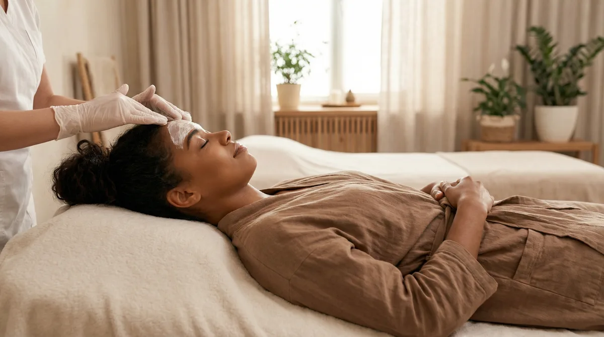 Soin du visage en spa