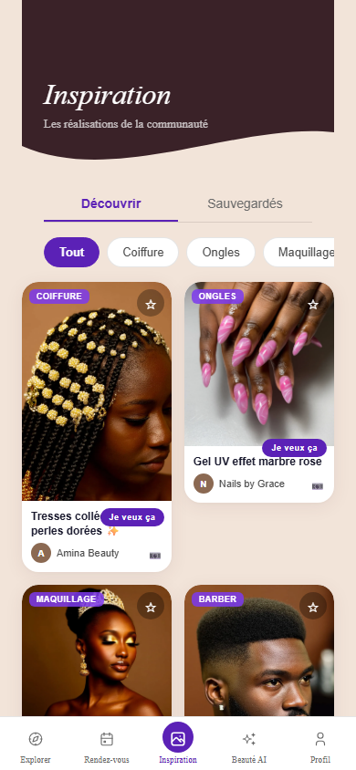 Tokoss Inspiration - Feed lookbook beauté